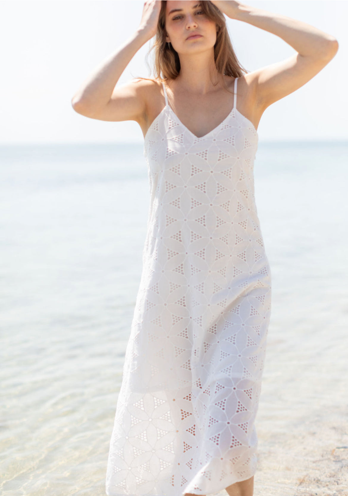 Steph Dress (color: White)