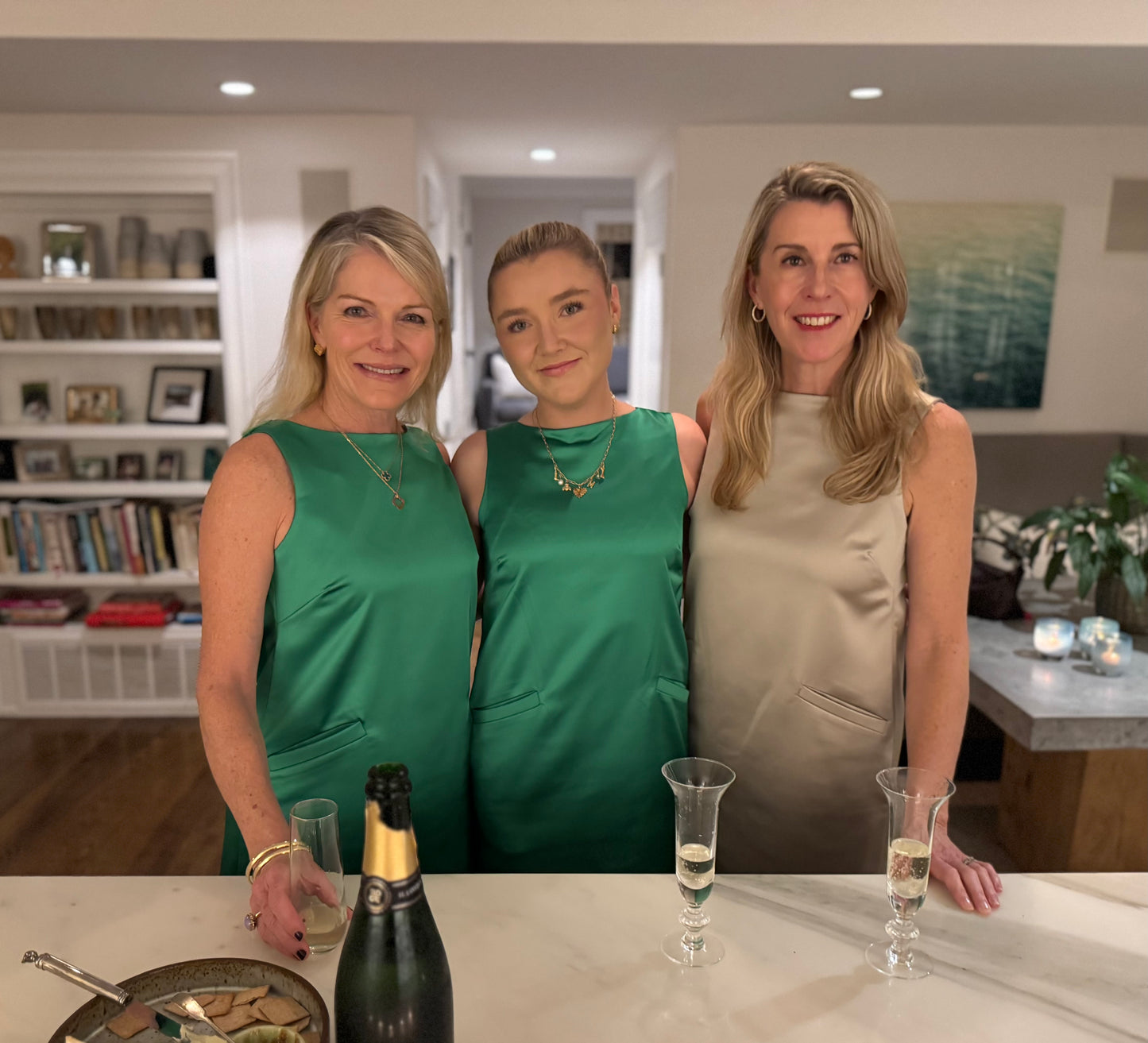 Carrie Dress in Satin