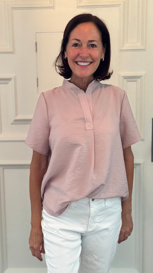 Felicia Blouse in Pale Mauve